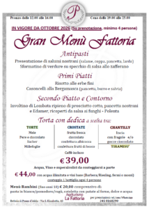Gran Menu Fattoria